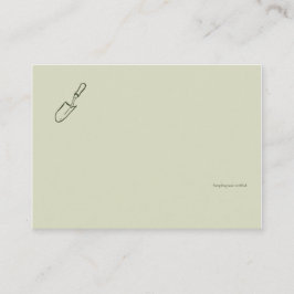 Tarjeta De Recepción Dark Academia Botany Garden Reader Gift