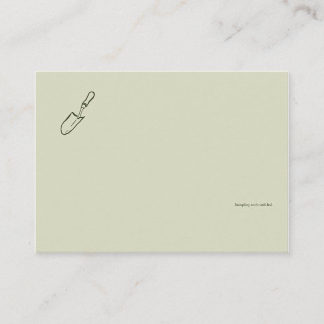 Tarjeta De Recepción Dark Academia Botany Garden Reader Gift (Anverso)