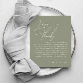 Tarjeta de recepción de boda con caligrafía en ver