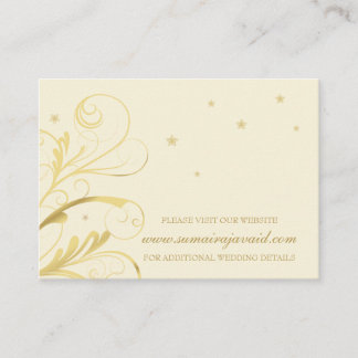 Tarjeta De Recepción De Boda Elegante Bañera Flora