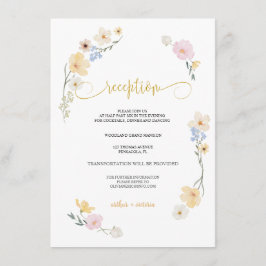 TARJETA DE RECEPCIÓN de bodas