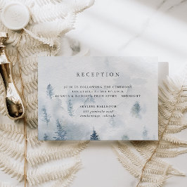 Tarjeta de Recepción de Ensueño Invernal