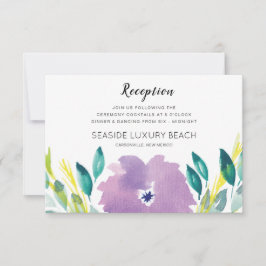 Tarjeta de recepción de floración