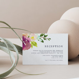 Tarjeta de recepción de la sala de estar vibrante