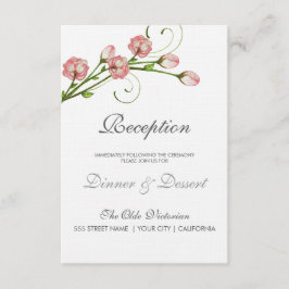 Tarjeta de Recepción de Rosas de Jardín