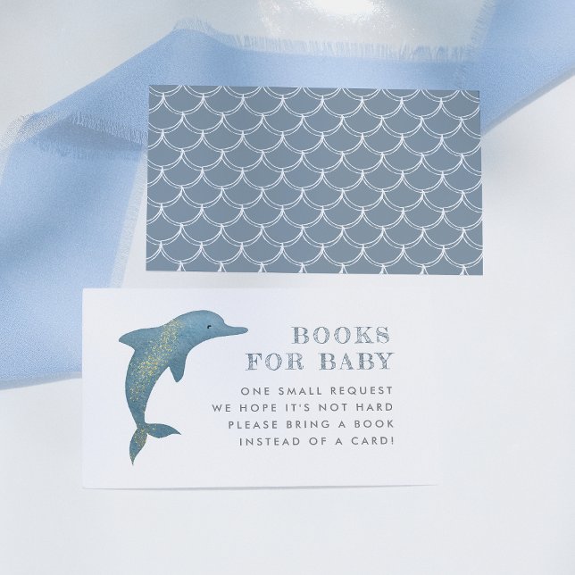Tarjeta De Recepción Debajo del mar Libros de delfines para bebé (Subido por el creador)