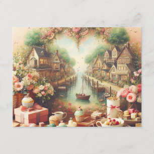 Tarjeta De Recepción Decoración del otoño temprano   Vibes acogedoras d