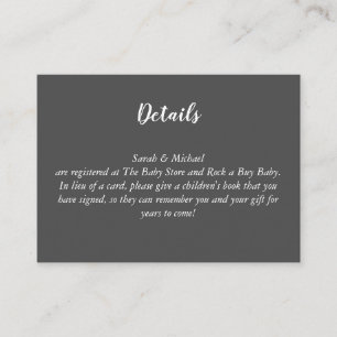 Tarjeta De Recepción Deer Hunding Lodge Baby Shower Antlers Boy Blue