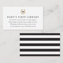 Derby Baby Shower Book Request Baby's 1ª Bibliotec