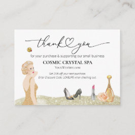 Tarjeta De Recepción *~* Descuento GRACIAS AL LOGO AP8 Revisión QR