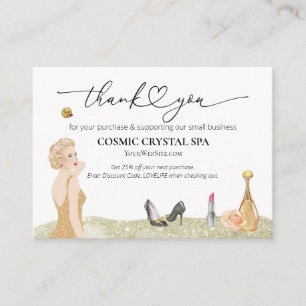 Tarjeta De Recepción *~* Descuento GRACIAS AL LOGO AP8 Revisión QR