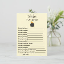 Deseos de una ducha para bebés