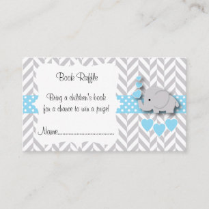 Tarjeta De Recepción Deslumbramiento del libro de Baby Shower sobre ele