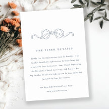 Detalle de Boda Minimalista Azul Oscuro Coquette c
