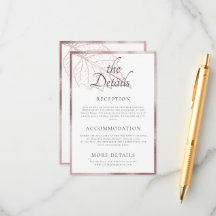 Detalle del Boda de las hojas de oro de Matt Rosa