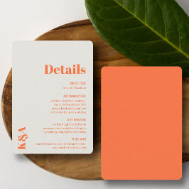 Tarjeta De Recepción Detalle del Boda retro de caracteres nostálgicos