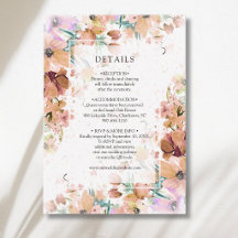 Detalles Botánicos Florales de Romance en Tonos Te