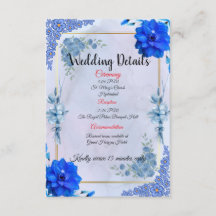 Detalles de Boda Acuarela Marina Insert