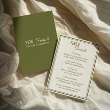 Detalles de Boda Antiguo Dinero Verde Oliva