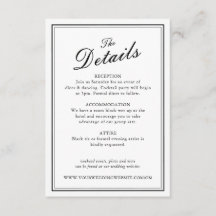 Detalles de Boda Clásica Formal en Blanco y Negro