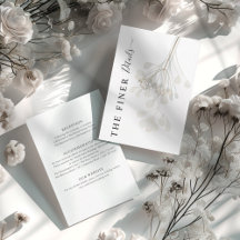 Detalles de Boda con Follaje Blanco y Beige Elegan