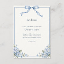 Detalles de Boda con Hortensias Azules