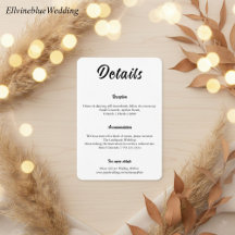 Detalles de Boda con Tipografía Elegante Minimalis