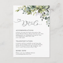 Detalles de Boda con Verdor de Eucalipto Elegante