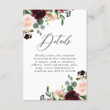 Detalles de Boda con Vino Tinto Borgoña y Rubor Re