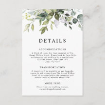 Detalles de Boda de Acuarela Moderna con Eucalipto