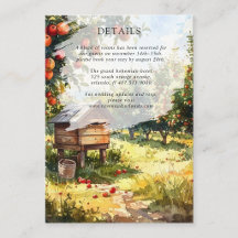 Detalles de Boda de Campo de Manzanas en Otoño con