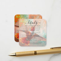 Detalles de Boda de Colibrí Vibrante Naranja Perso