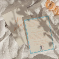Detalles de boda de destino dibujados a mano Nouve