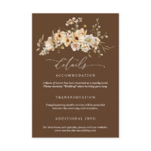 Detalles de Boda de Flores Silvestres Beige