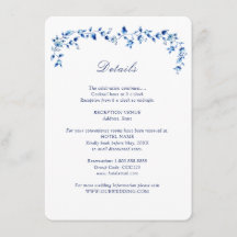 Detalles de boda Delft azul y blanco