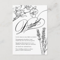 Detalles de Boda Elegante Gótico con Flores Silves