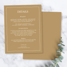 Detalles de Boda Elegante Minimalista con Borde Do