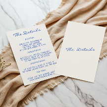 Detalles de Boda Elegantes en Azul y Blanco con Le