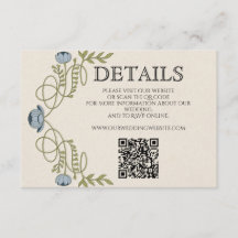 Detalles de boda en azul polvoriento Art Nouveau p
