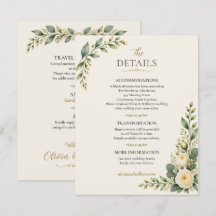 Detalles de Boda en Jardín de Rosas Marfil Elegant