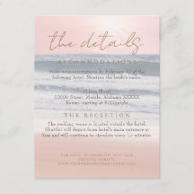 Detalles de Boda en la Playa al Atardecer junto al