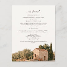 Detalles de Boda en Olivar en Terrazas en Toscana