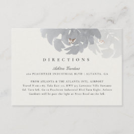 Tarjeta De Recepción Detalles de boda floral elegante pintados a mano m