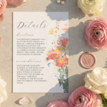 Detalles de Boda Floral Pintados con Toque Románti