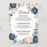 Detalles de boda geométricos de melocotón con rubo