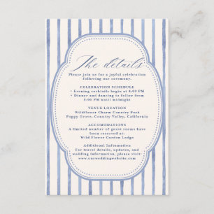 Tarjeta De Recepción Detalles de boda La Dolce Vita Limón Cítrico