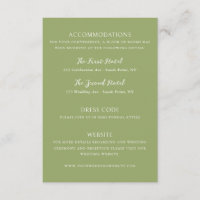 Detalles de Boda Verde