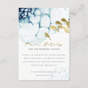 TARJETA DE RECEPCIÓN DETALLES DE ELEGANTES BODAS DE PESCADO BAJO EL AGU