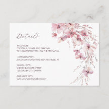 Detalles de flores silvestres boho rosa polvorient