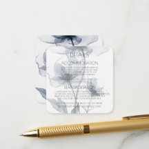 Detalles de Flores Traslúcidas Azules Personalizad
